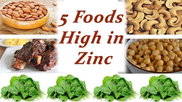 'Top Five Foods High in Zinc'