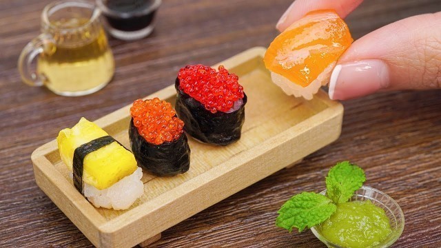 'Japanese Recipe: How to make Miniature Sushi Recipe | ASMR Cooking Mini Food'