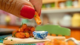 'Buffalo Tofu Wings – Tiny Kitchen | ASMR Miniature Cooking Mini Food'