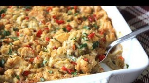 'Simple Homemade Stuffing Recipe - For Sunday Dinner OR Thanksgiving - I Heart Recipes'