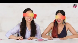 'Komal & Shraddha Take On The Blindfolded Pictionary Challenge - POPxo'