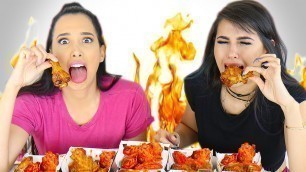 'BUFFALO WILD WINGS HOT WINGS CHALLENGE ft MARIALE'