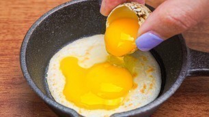 'Perfect Breakfast: Easy Miniature Egg Burrito Recipe - ASMR Cooking Mini Food'