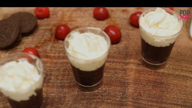 'How To Make No Bake Oreo Shot Glasses - POPxo Food'