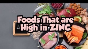 'FOODS THAT ARE HIGH IN ZINC | GOOD SOURCES OF ZINC'