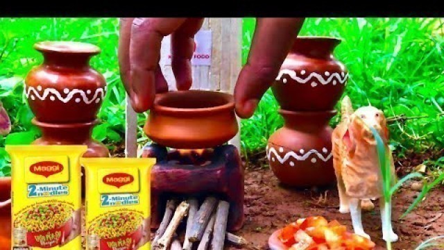 'How To Make Masala Maggi Noodles Recipe | Best Mini Food Cooking   Sri Lanka'