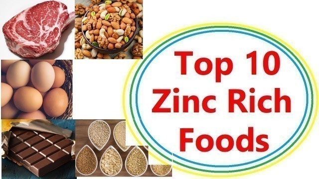 'Zinc rich foods / foods high in zinc / best zinc rich foods / simple medicine'