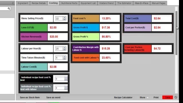 'How to Calculate the Food Cost Percentage of your Recipes'