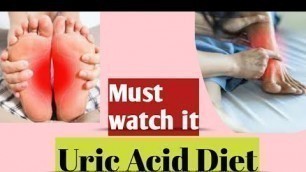 'Uric acid Diet, Means which food will help you keep uric acid at normal level..'