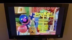 'Sesame Street Let’s Eat! Funny Food Songs 2004 DVD Menu Walkthrough For SquidwardInTheCloset 90210'