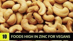 'Top 10 Zinc-Rich Foods For Vegetarians'