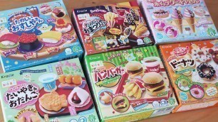 '6 Interesting Japanese DIY Candy Making Kits Only Popin\'Cookin\' Japan Souvenir ASMR'