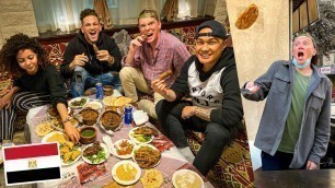 'ULTIMATE EGYPTIAN FOOD TOUR in Cairo, Egypt! اشهر مطاعم الاكل المصري Travel Vlog'