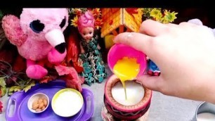 'Miniature Custard recipe | Miniature Cooking | Mini Food | Mini Custard recipe | tiny village Rasoi'