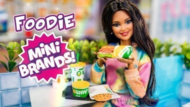 'Are Foodie Mini Brands a Good Size for Barbie? Doll Food?'