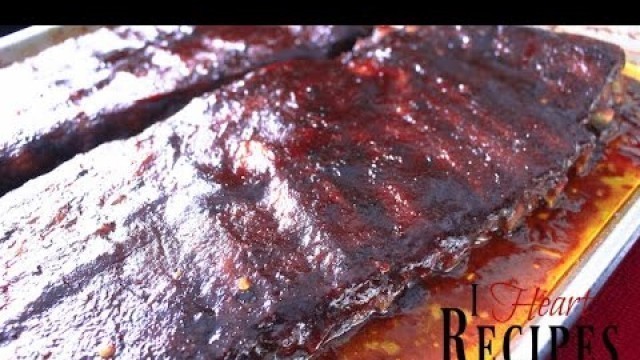 'BEST Southern Style Oven Baked BBQ Ribs - Soul Food Recipes - I Heart Recipes'