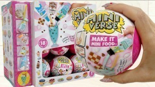 'MINIVERSE MAKE IT MINI FOOD SERIES 1 | BETTER THAN MINI BRANDS!!! by MGA'