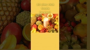 '10 zinc rich foods#health #shorts'