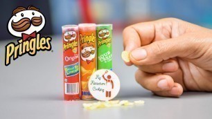 'Miniature Pringles Chips | Mini Food | My Miniature Cooking'