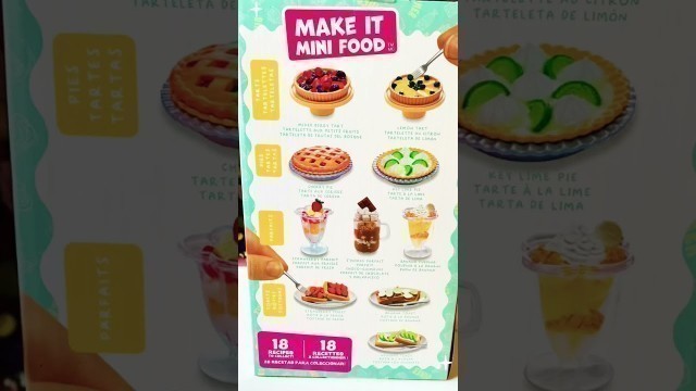 'MGA Mini Verse | Make It Mini Food | 18 to collect | Diner Series 1 | #Shorts'