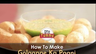 'How To Make Golgappe Ka Paani - POPxo Yummy'