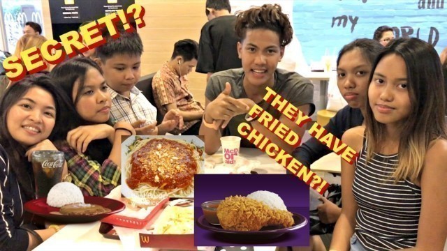 'MCDONALDS SECRET MENU HACK IN THE PHILIPPINES!?'