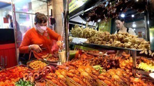 'Amazing! Best night street food market in Saigon, Vietnam 2023 - There are hundreds of food stalls'