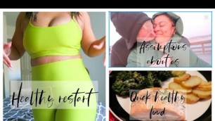 'My Healthy Reset Routine//Quick + Easy Healthy Food for weight loss//Assumptions about us'