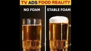 'Food TV Ads Reality | Tv Ads Food Reality | Funtus Fact | @5-Minute Crafts  Hack Reality #shorts'