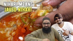 'JAVED NIHARI  FATHER OF ALL  | ONE OF THE TOP NIHARI IN KARACHI | KARACHI STREET FOOD.'