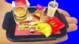 '8 DIY MINIATURE McDONALD\'s COMBO  REALISTIC HACKS AND CRAFTS !!!'