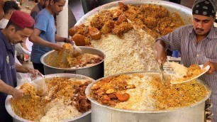 'Famous Al-Rehman Biryani | People are Crazy for CHICKEN BIRYANI! Roadside Street Food Masala Biryani'