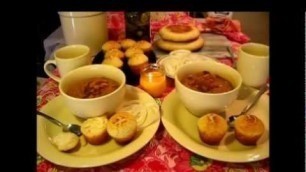 'Pinto Beans and Cornbread Muffins / soul food recipes'