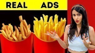 'Foods in TV Ads vs in REALITY (SHOCKING)'