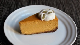 'Pumpkin Cheesecake Recipe - How to Make Pumpkin Cheesecake'