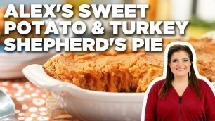 'Alex Guarnaschelli\'s Sweet Potato and Turkey Shepherd\'s Pie | The Kitchen | Food Network'