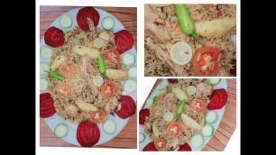 'Vegetable Pulao | Vegetable and chicken rice | By Aminia Food Diaries'