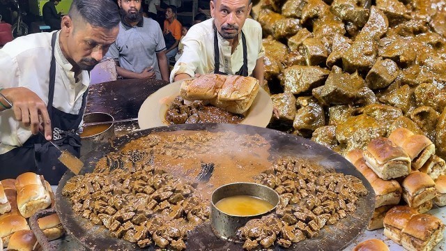 'Tawa Fry Kaleji | Masala Mutton Fried Liver Recipe | Karachi Street Food Peshawari Tawa Kaleji Fry'