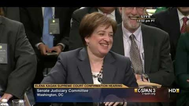 'Elena Kagan on Christmas:  \"Like all Jews, I was probably at a Chinese restaurant.\" (June 29, 2010)'