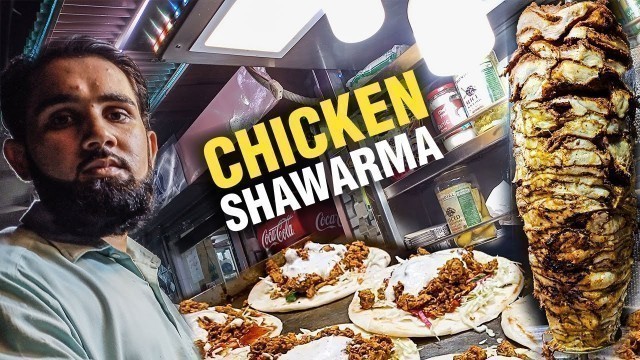 'KARACHI STREET CHICKEN SHAWARMA  | ARAB CHICKEN SHAWARMA | STREET FOOD OF KARACHI PAKISTAN'