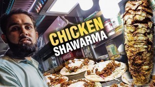 'KARACHI STREET CHICKEN SHAWARMA  | ARAB CHICKEN SHAWARMA | STREET FOOD OF KARACHI PAKISTAN'