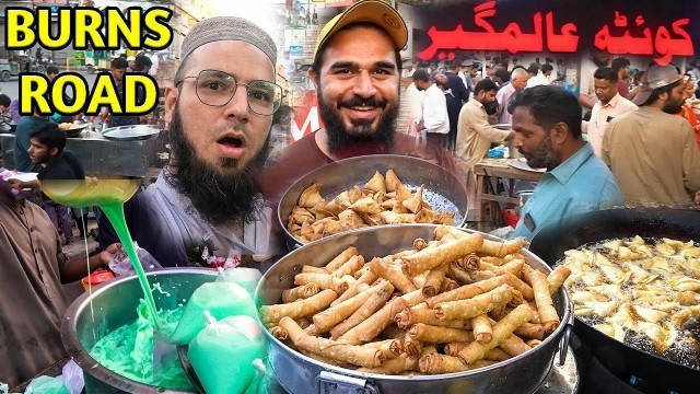 'Extreme Iftar in Karachi | Burns Road Food Street | Quetta Alamgir Hotel ft. @MustafaHanif'