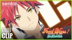 'Food Wars! The Third Plate Dub Clip'