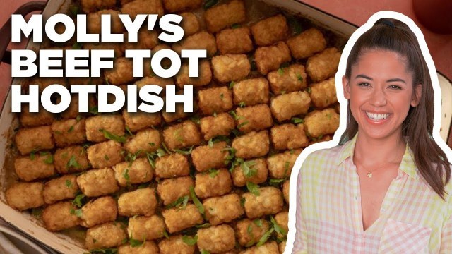 'Molly Yeh\'s Classic Beef Tot Hotdish | Girl Meets Farm | Food Network'