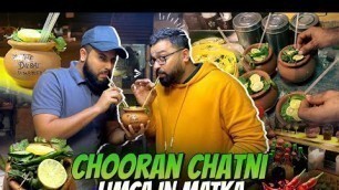 'Karachi Ka Sab Se Best Matka Limca | Burns Road | Food Vlog'