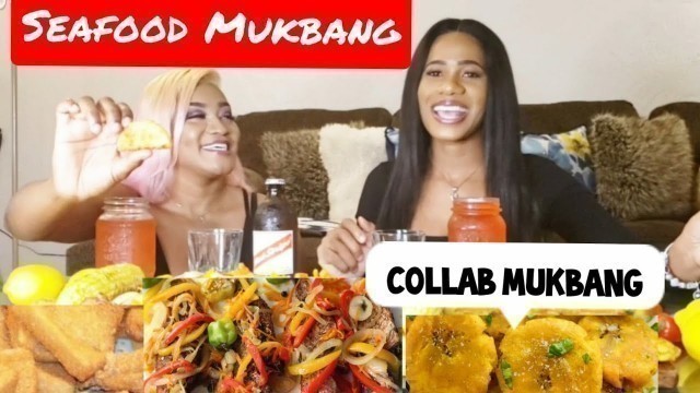 'SEAFOOD MUKBANG| UNIVERSITY LIFE AND HACKS|COLLAB WITH FEFEWURL|Part 2'