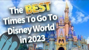 'The BEST Times To Go To Disney World in 2023'