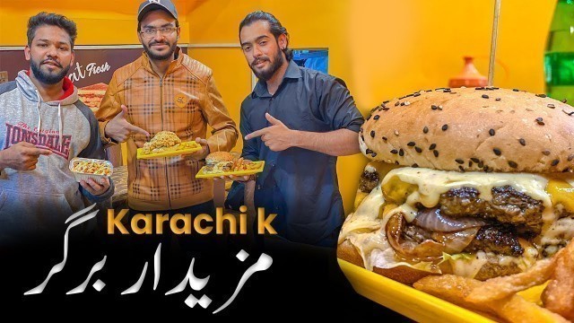 'Best Burger in Gulistan-E Johar karachi street foods | Foods Buddy #Burgers'