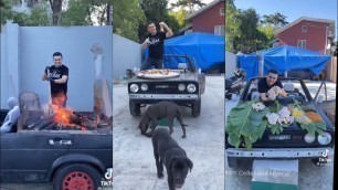 'Czn Burak Cooking in Car | Czn Burak Making Delicious Food | Czn Burak Turkish chief | Daily Dose'