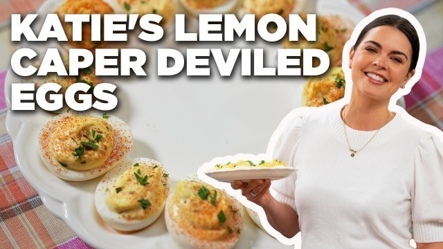 'Katie Lee Biegel\'s Lemon Caper Deviled Eggs | The Kitchen | Food Network'